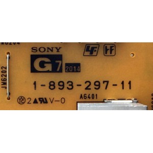 FUENTE DE PODER PARA TV SONY / NUMERO DE PARTE 147457811 / 1-893-297-11 / APS-370 / 1-893-297-21 / APS-370(CH) / 1-474-578-11 / PANEL YD4Y700LNX01 / MODELOS XBR-65X900B / XBR-70X850B / KDL-70X830B